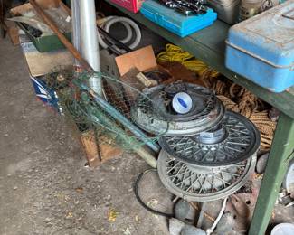 vintage Ford hubcaps