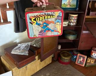 1960 circa Superman lunchbox