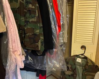 Halloween costumes in with vintage clothes