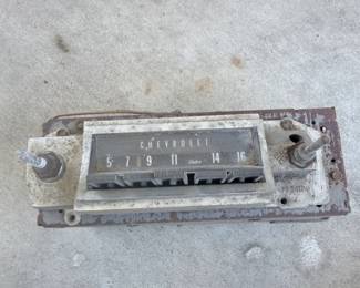 Chevrolet Delco push-button AM radio (vintage) — $30