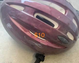 Riding helmet — $10