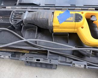 DeWalt reciprocating saw w/ case — $50