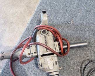 Vintage Rockwell heavy-duty drill — $40