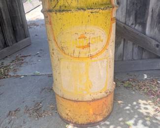 Vintage Pennzoil oil drum — $60