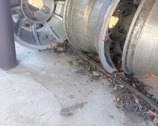Vintage mag wheels, set of 3 — $150