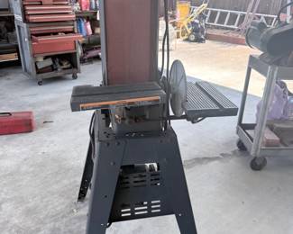 Floor-standing belt/disc sander — $100