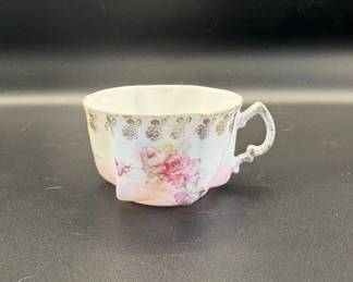 Antique CS Germany Delicate Porcelain Teacup