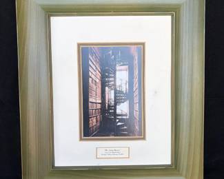 Framed Photograph of the Trinity College Library in Dublin