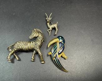 Animal Brooches