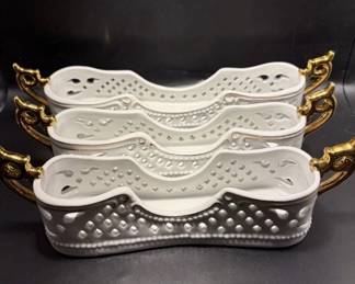 Porcelain Treasures Utensil Baskets