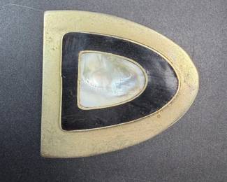 Shell Detailed Belt Buckle