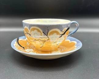 Vintage Japanese Lusterware Teacup