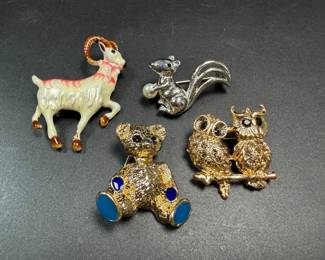 Animal Brooches