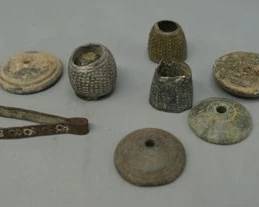 GROUP OF ANCIENT GRECO-ROMAN SEWING ACCESSORIES