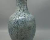 CHINESE STONEWARE VASE WITH JUN STYLE GLAZE QING DYNASTY OR EARLIER, 10.5 IN.