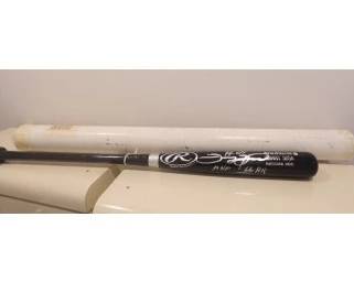 SPORTS MEMORABILIA BASEBALL SAMMY SOSA SIGNED RAWLINGS ADIRONDACK "BIG STICK" BAT MVP 66 HR INSCRIPTION
