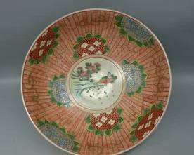 LARGE CHINESE HAND‑PAINTED PORCELAIN BOWL — DA QING CHENGHUA NIAN ZHI MARK — LATE QING / EARLY REPUBLIC
