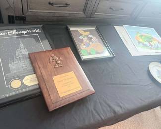 Walt Disney World Cast Member Awards & Recognition Plaques – Nancy Di Donato Disney Career Memorabilia