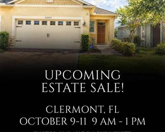 Clermont Estate Sale — October 9–11 | 9 AM–1 PM Daily | Presented by Kinfolk Estate Sales