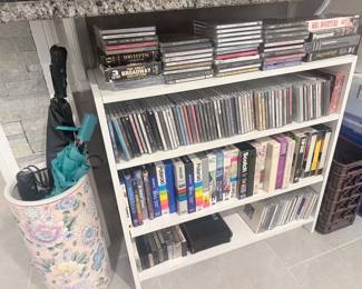 Large Collection of CDs, DVDs, VHS Tapes & Vintage Media – Music, Movies, Broadway & More