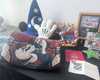Disney Collectibles & Memorabilia – Mickey Mouse, Seven Dwarfs, Sorcerer Mickey, Disney Cast Member Items, Framed Pieces & More