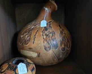 African painted gourd