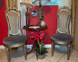 French Provincial High Back chairs 