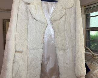Vintage Rsbbit Fur Coat