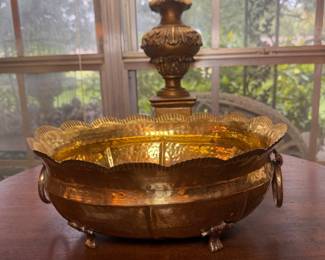 Brass Centerpiece Bowl