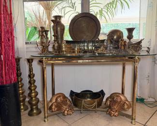 Great selection of brass pieces