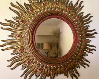 Large Sunburst Mirror