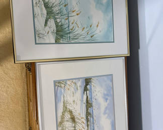 Lot 107: Set of Three Framed Coastal Scene Prints