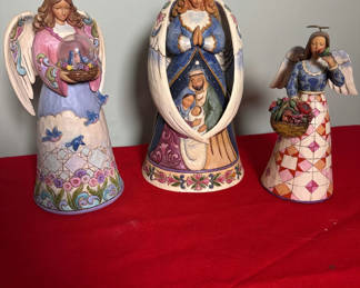 Lot 79: Three Jim Shore Angel Figurines
