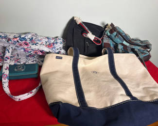 Lot 90: Assorted Tote Bags and Wallet
