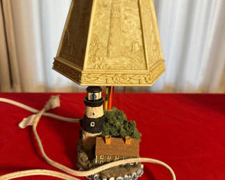 Lot 48: Lighthouse Table Lamp