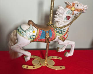 Lot 74: Tobin Praley Decorative Carousel Horse Figurine