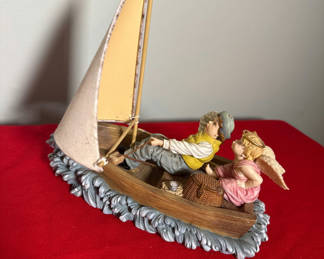 Lot 77: Prayers & Promises Winds of Change Sailboat Figurine