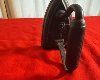 Lot 63: Vintage Cast Iron Flat Iron door stopper