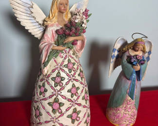 Lot 80: Jim Shore Decorative Angel Figurines