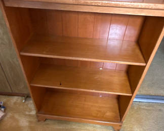 Lot 3: Wooden bookcase with interior shelves