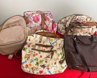 Lot 86: Assorted Handbags and Backpack