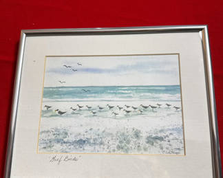 Lot 24: Gulf Birds framed print