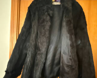 Lot 103: Black Fur Coat