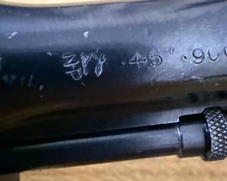 S&W 1917, barrel markings.