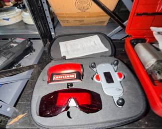 Craftsman laser in carrying case