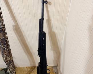 Norinco (China) SKS, 7.62x39, serial 9025735 with matching bolt carrier, Century Arms import, in aftermarket skeleton stock with side scope rail.