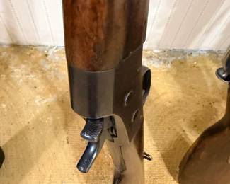 Remington Rolling Block military rifle, 7mm Spanish Mauser (marked 7 M-M S.M.), action close-up.