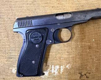 Remington Model 51 pocket pistol, .380 ACP, serial PA791.