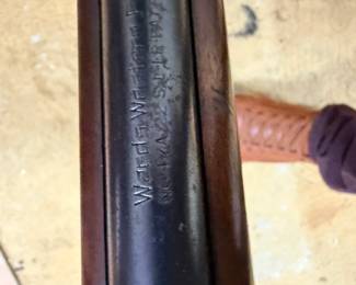Western Field 47A .22, barrel markings.