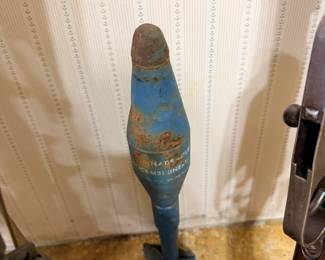 Inert M31 practice rifle grenade (marked PRACTICE M31 INERT), not live.